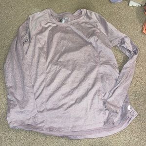 Light purple workout top
